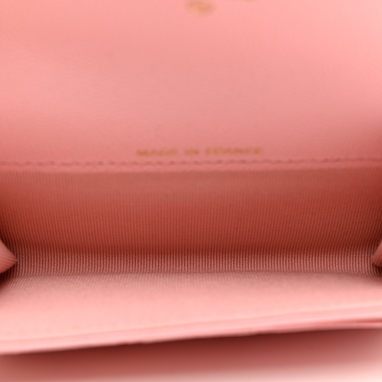 Chanel Caviar Quilted Flap Card Holder Wallet Light Pink 5 of 8