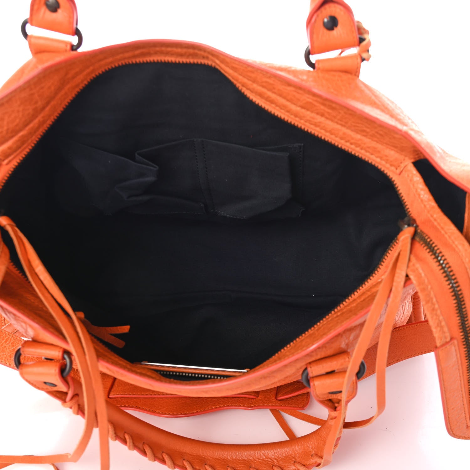 Balenciaga Agneau Classic Hardware City Tangerine 4 of 4