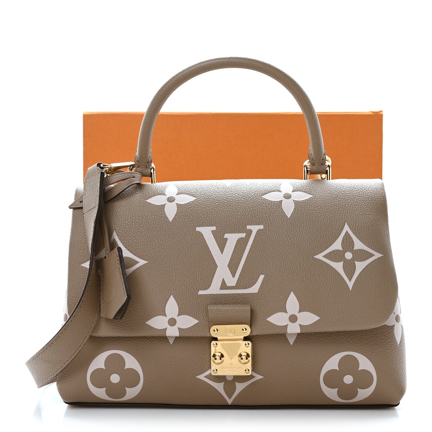 Empreinte Monogram Giant Madeleine MM Dove Grey Beige