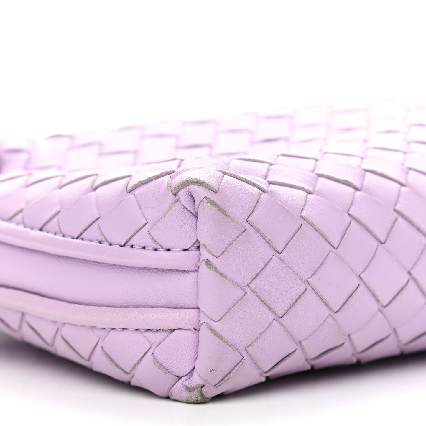 Nappa Intrecciato Pillow Crossbody Messenger Parme