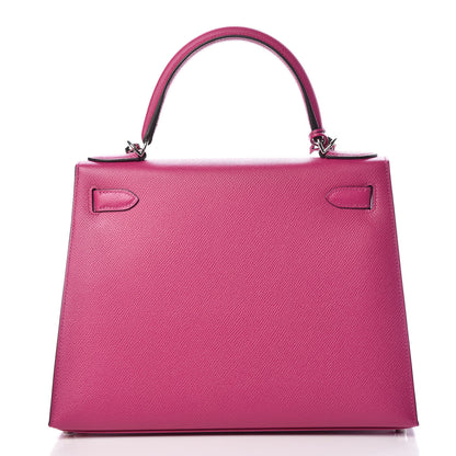 Hermes Epsom Kelly Sellier 28 Rose Pourpre 5 of 36