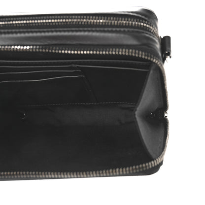 Christian Dior Coated Canvas CD Diamond Messenger Pouch Black 5 of 8