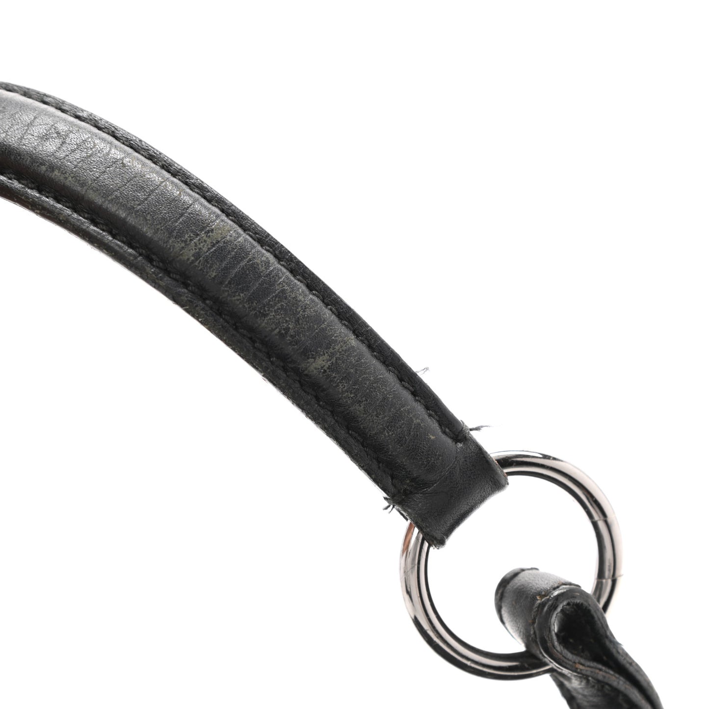 Monogram Horsebit Hobo Black