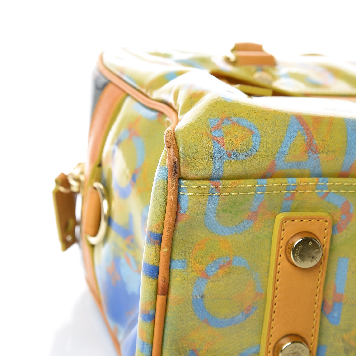 Louis Vuitton Monogram Pulp Defile Weekender PM Yellow 13 of 16
