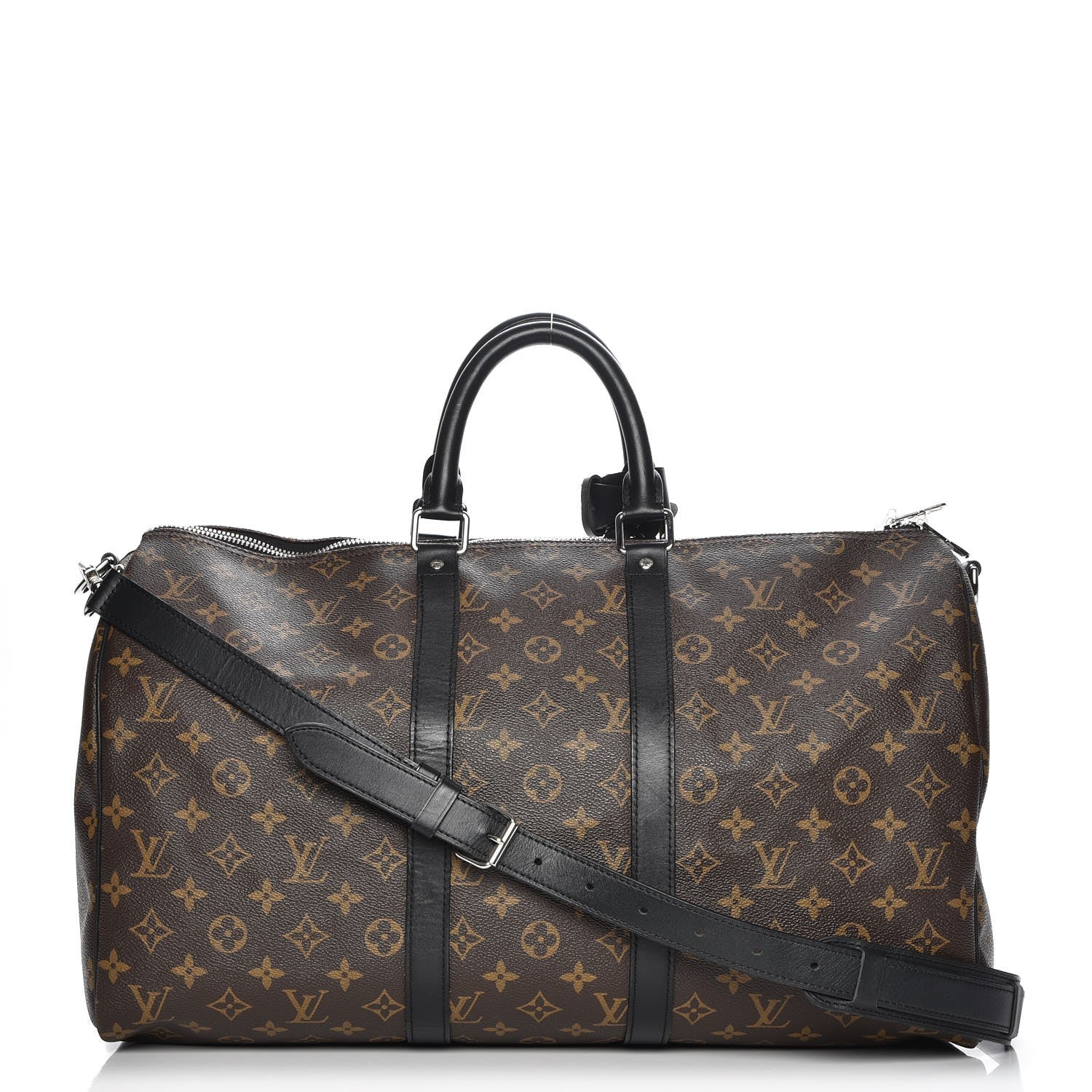 Louis Vuitton Monogram Macassar Keepall Bandouliere 45 1 of 7