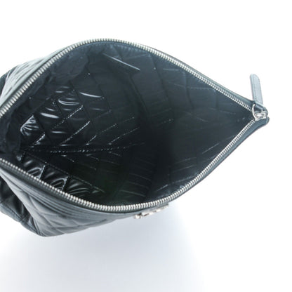 Chanel Lambskin Quilted Medium Boy Cosmetic Case Black 5 of 7