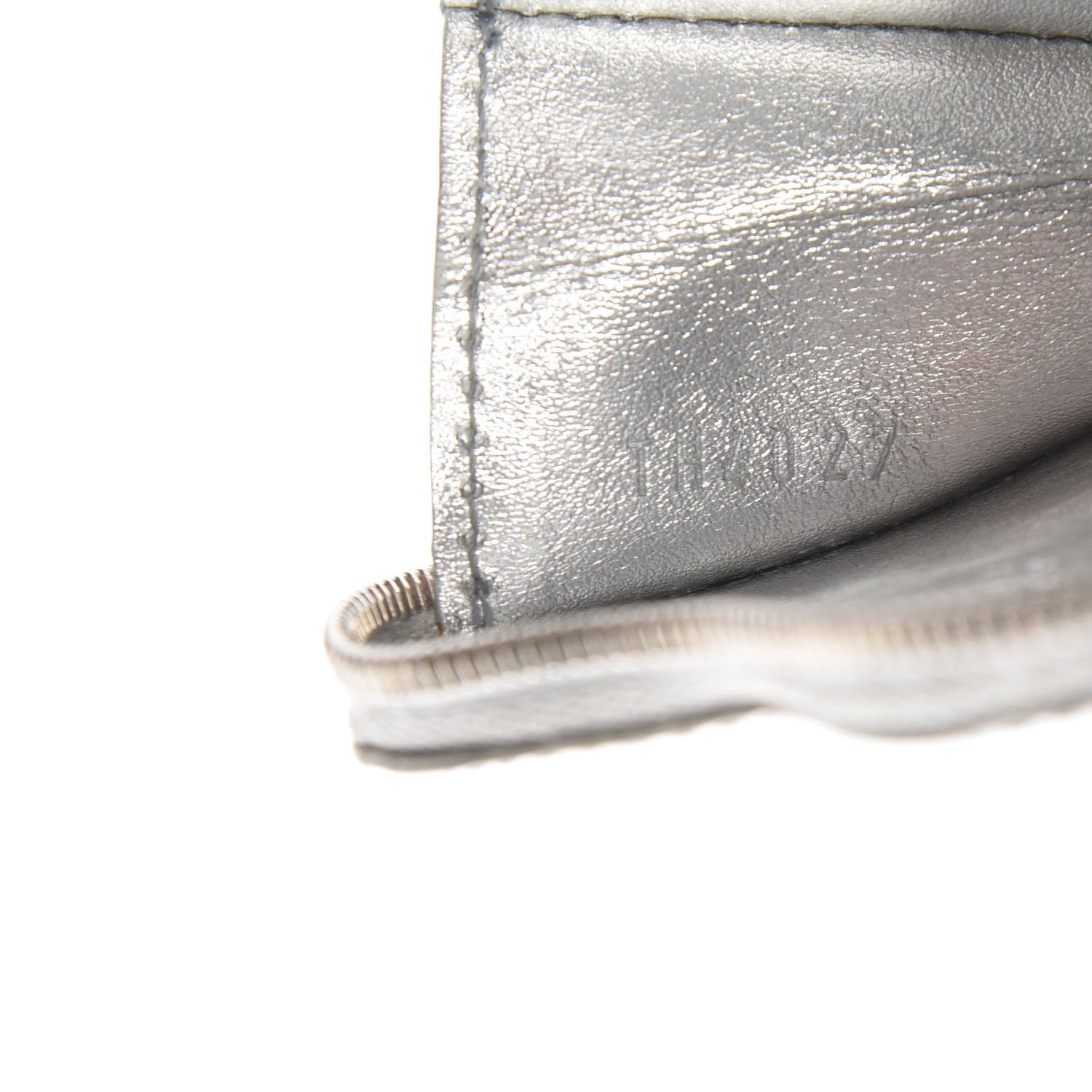 Louis Vuitton Monogram Miroir Heart Coin Purse Silver 8 of 9