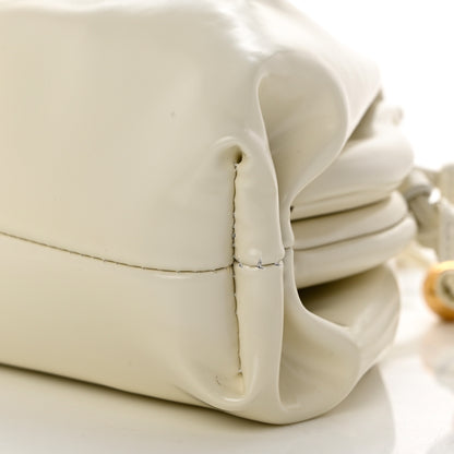 Bottega Veneta BOTTEGA VENETA Spazzolato Calfskin The Mini Sphere Pouch White 10 of 10