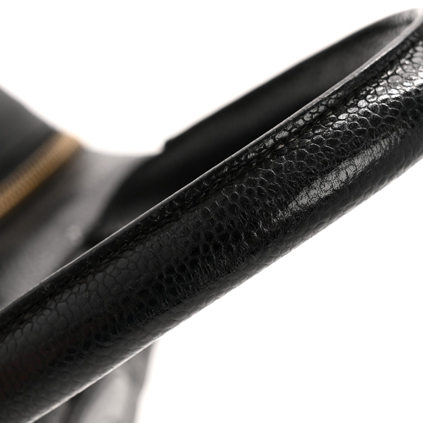 Caviar Quilted Small Bowler Black