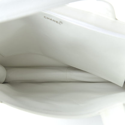 Chanel Caviar CC Tote White 5 of 12