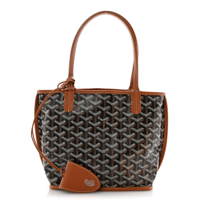 Goyard Goyardine Reversible Mini Anjou Black Gold 1 of 12