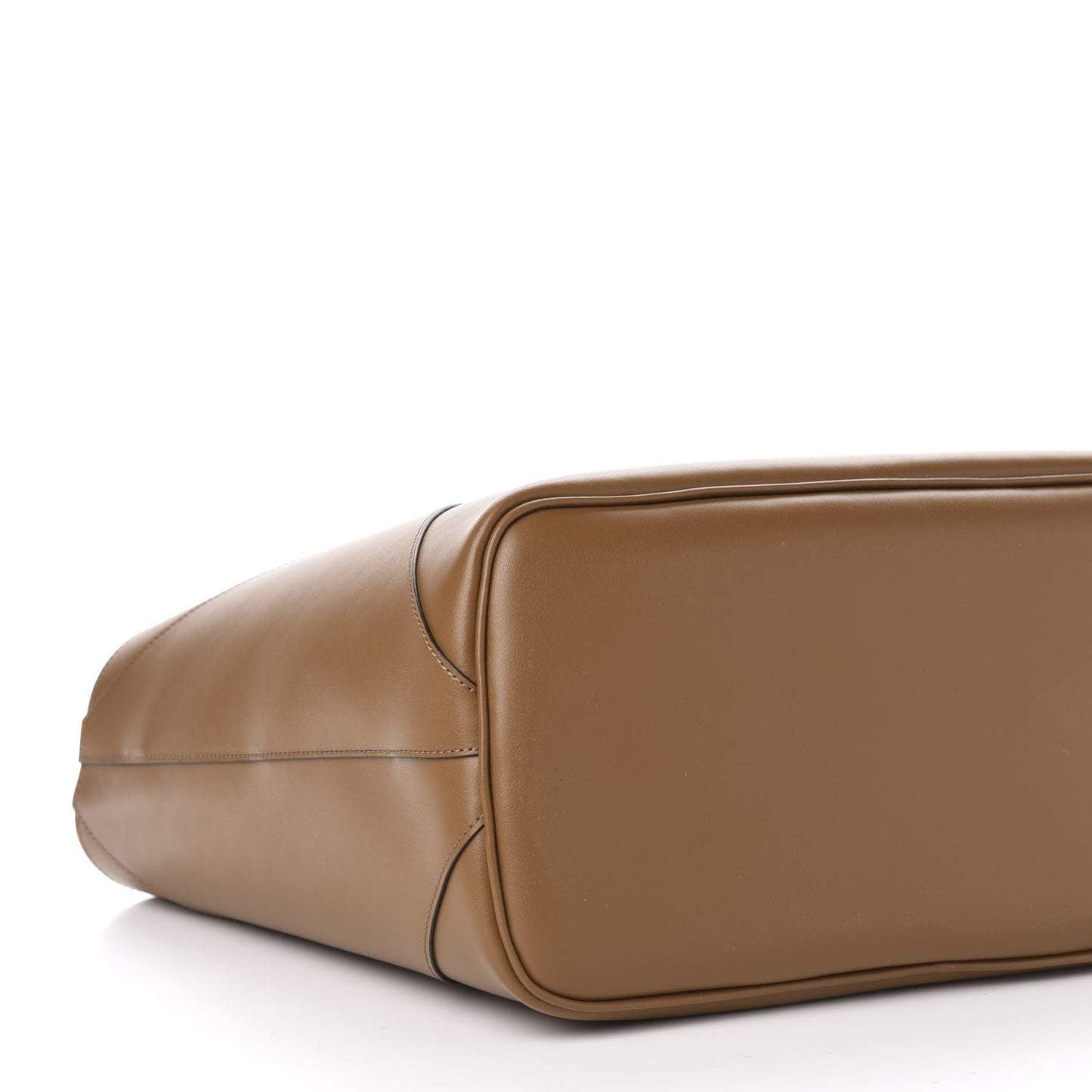 Smooth Calfskin Wing Shopper Tote Military Green