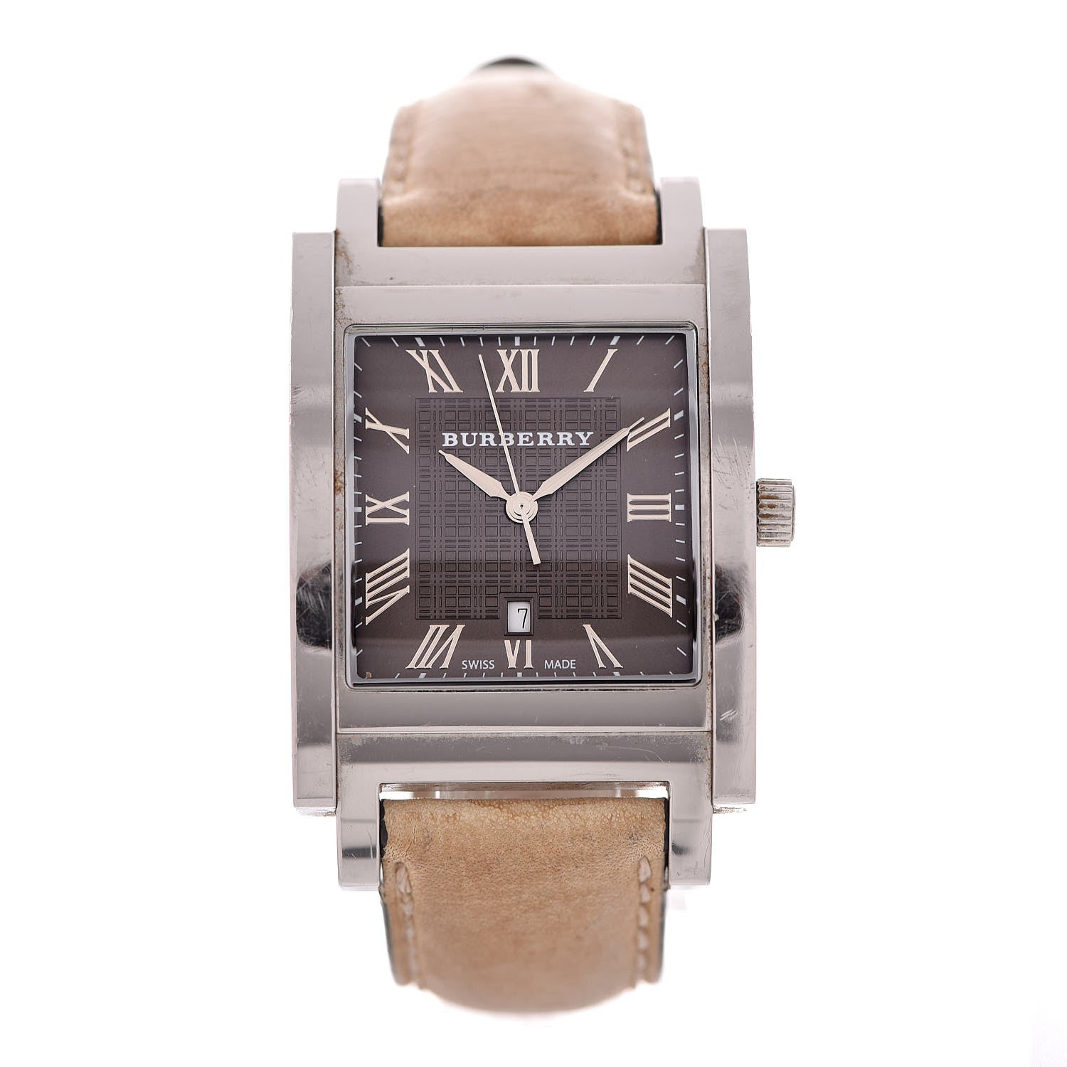 Burberry Stainless Steel Calfskin 32mm Quartz Watch Brown BU1552 1 of 12