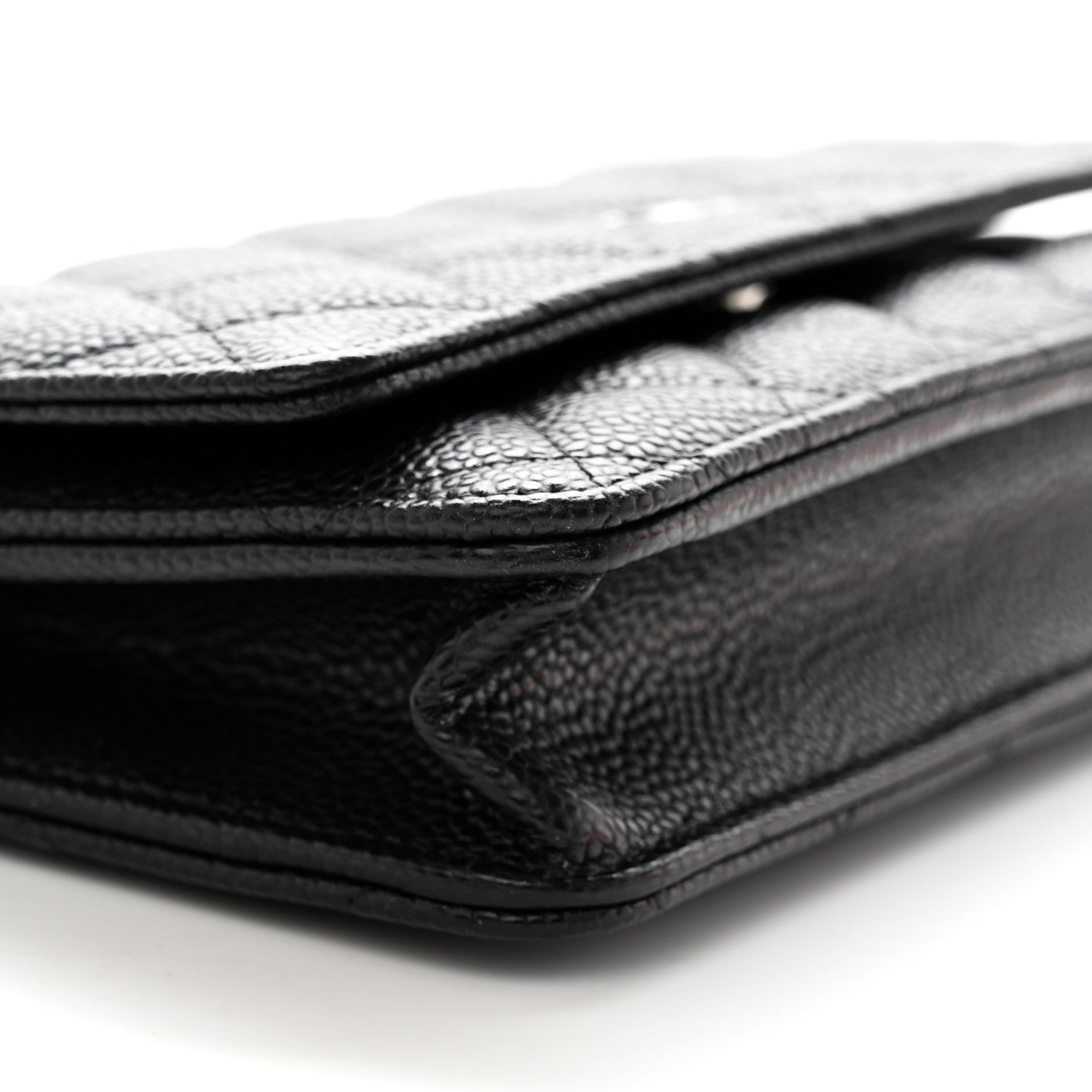 Chanel Caviar Quilted Wallet on Chain WOC Black 10 of 13