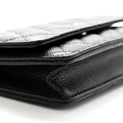 Chanel Caviar Quilted Wallet on Chain WOC Black 10 of 13