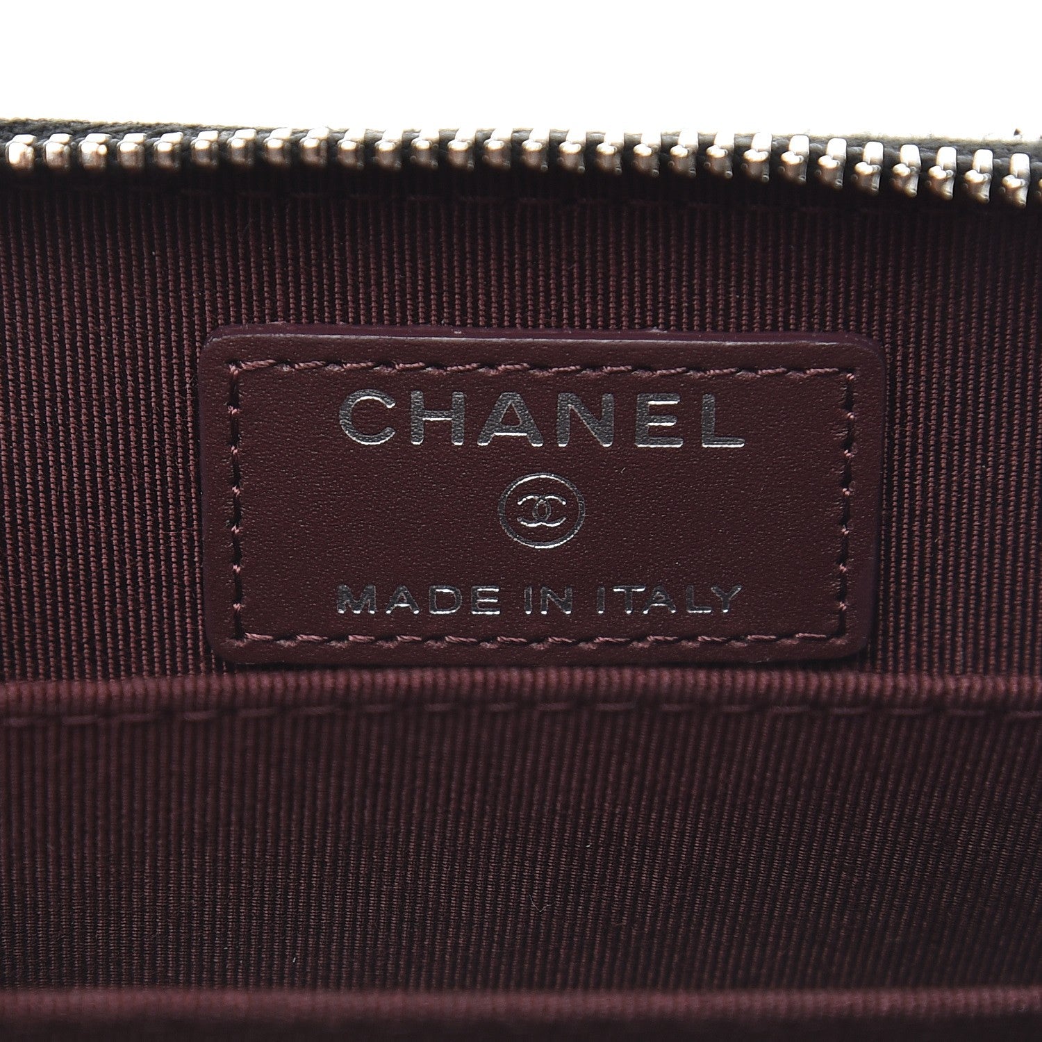 Chanel Caviar Quilted Zip Coin Purse Black 6 of 8