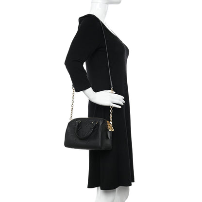 Louis Vuitton Empreinte Monogram Giant Speedy Bandouliere 20 Black 2 of 10