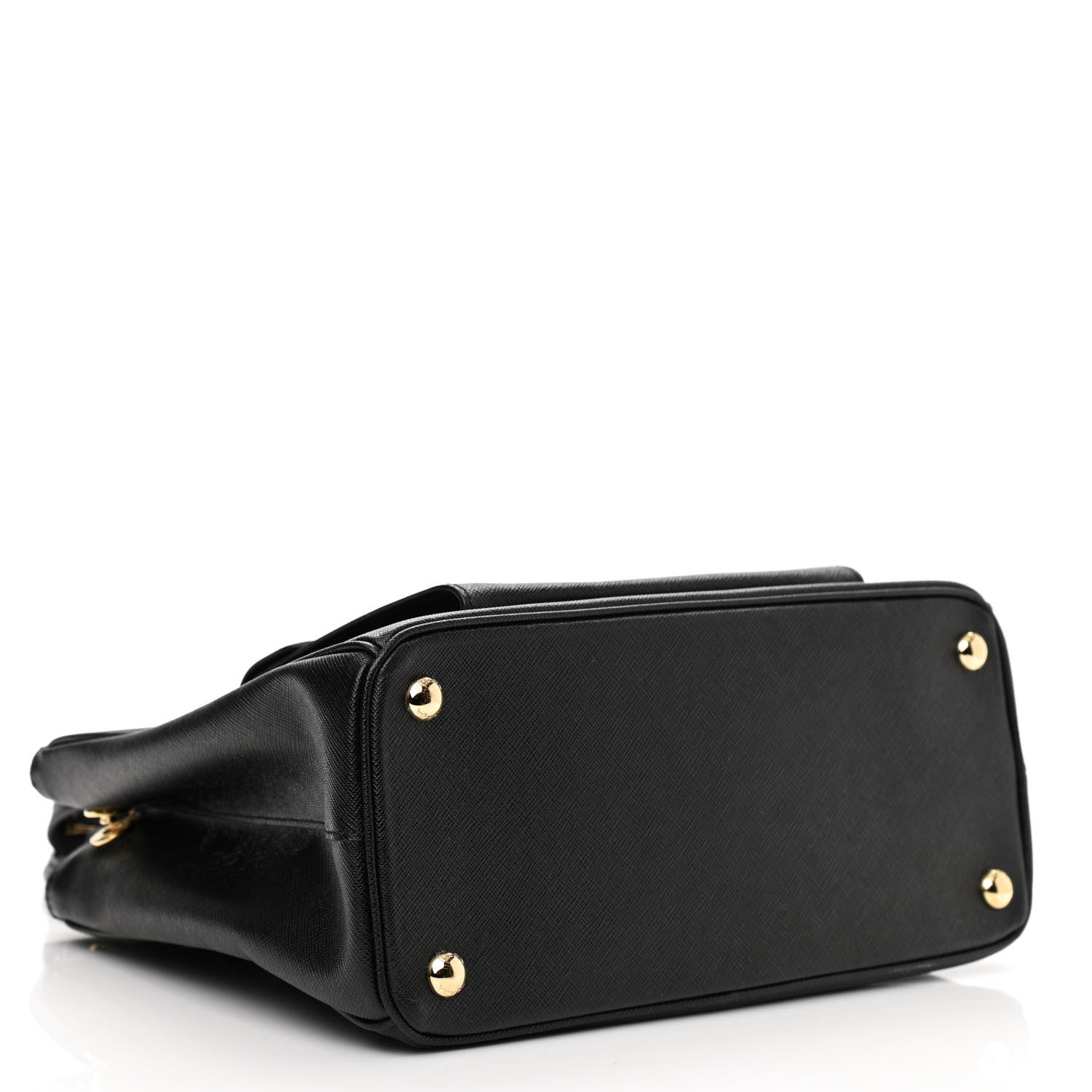 Prada Saffiano Lux Galleria Front Pocket Tote Black 4 of 8