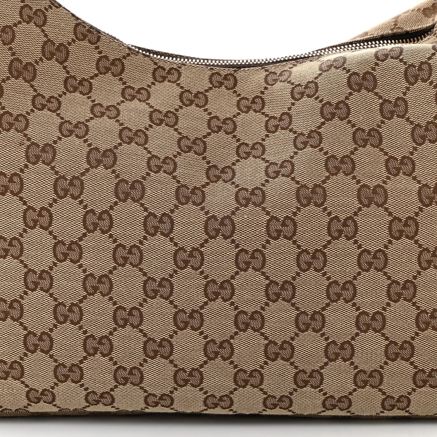 Monogram Medium Horsebit Chain Hobo Dark Brown