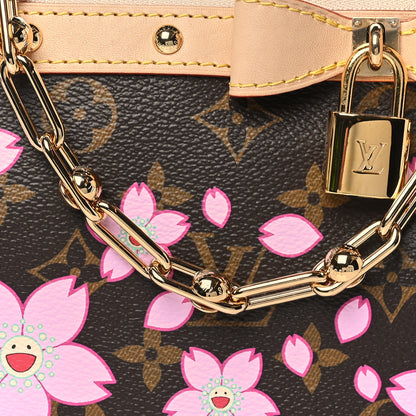 Louis Vuitton LV X TM Monogram Cherry Blossom Pochette Accessories Sakura Brown 7 of 9