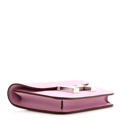 Hermes Epsom Constance Slim Wallet Mauve Sylvestre 4 of 6