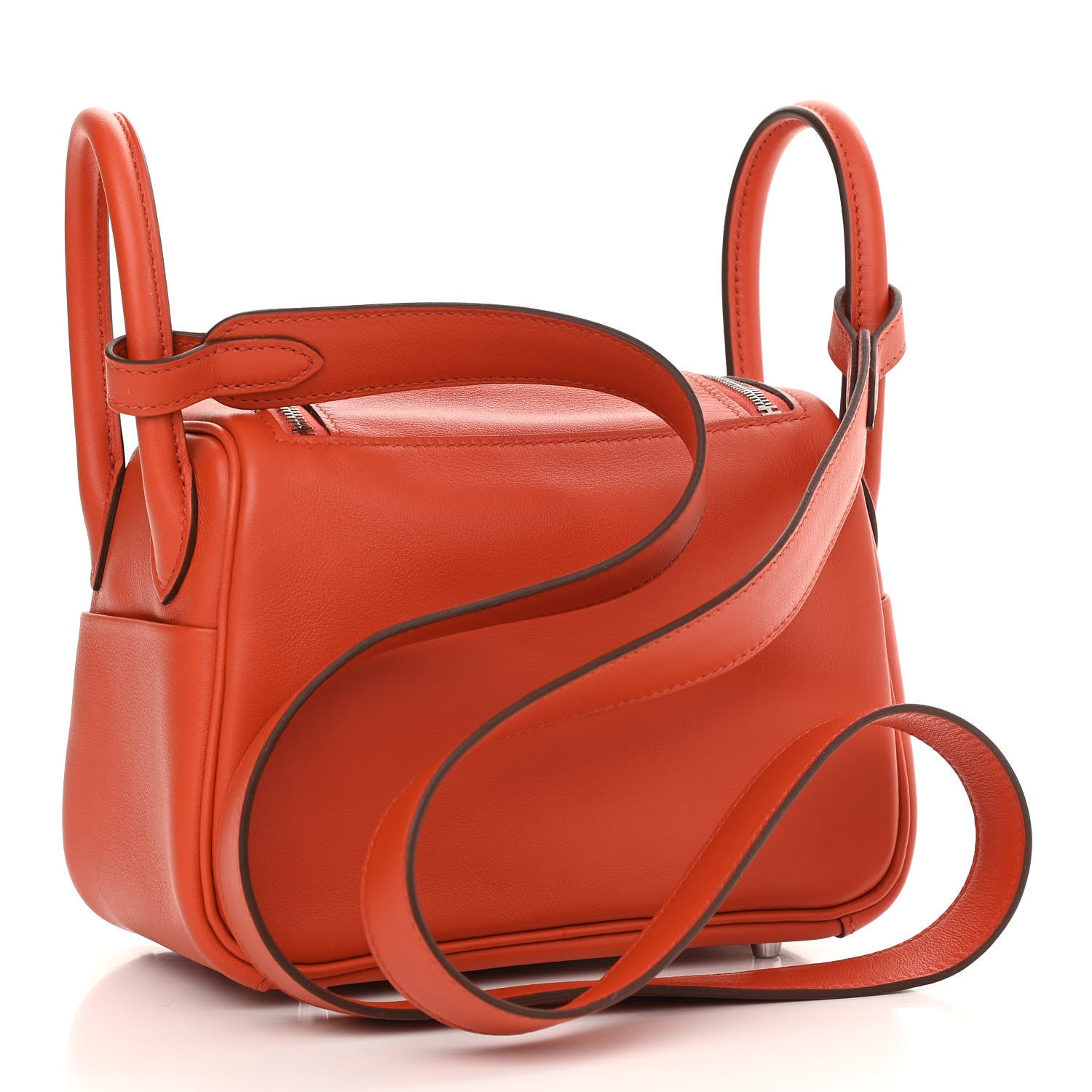 Hermes Swift Verso Mini Lindy 20 Terre Battue Sesame 3 of 11