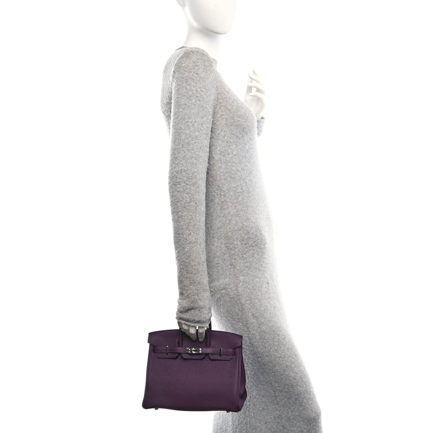 Hermes Togo Birkin 25 Cassis 2 of 10