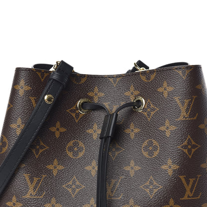 Louis Vuitton Monogram Neonoe MM Black 9 of 9