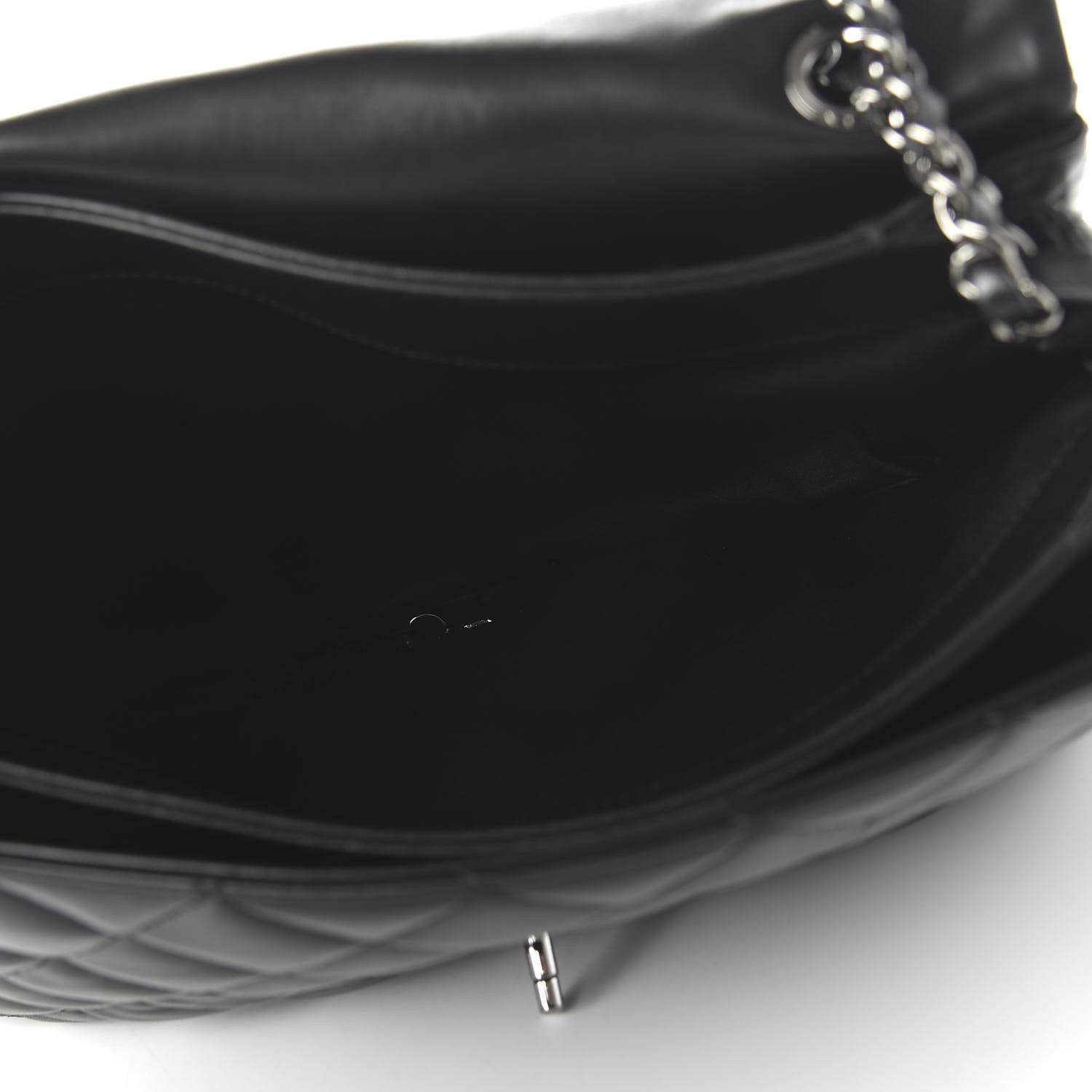 Chanel Lambskin Quilted 3 Large Flap Black 5 of 11