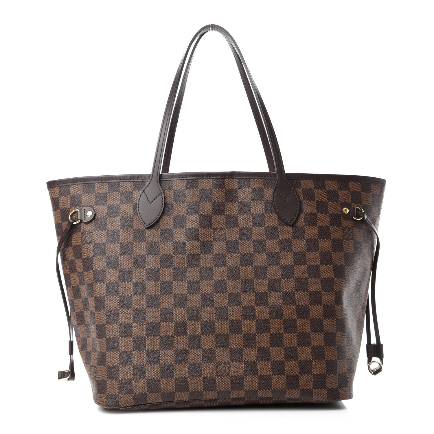 Louis Vuitton Damier Ebene Neo Neverfull MM Rose Ballerine 1 of 11