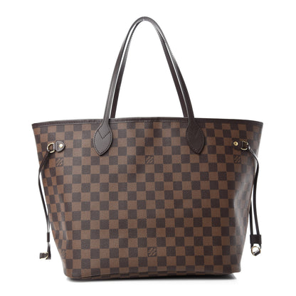 Louis Vuitton Damier Ebene Neo Neverfull MM Rose Ballerine 1 of 11