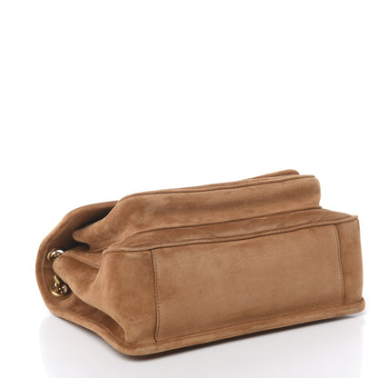 Saint Laurent Suede Monogram Medium Niki Chain Satchel Cinnamon 4 of 9