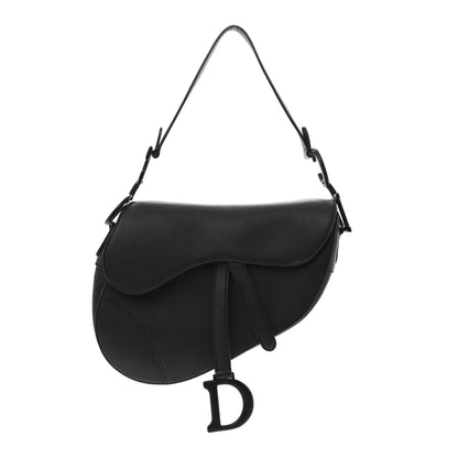 Christian Dior Ultra Matte Calfskin Saddle Bag Black 1 of 13