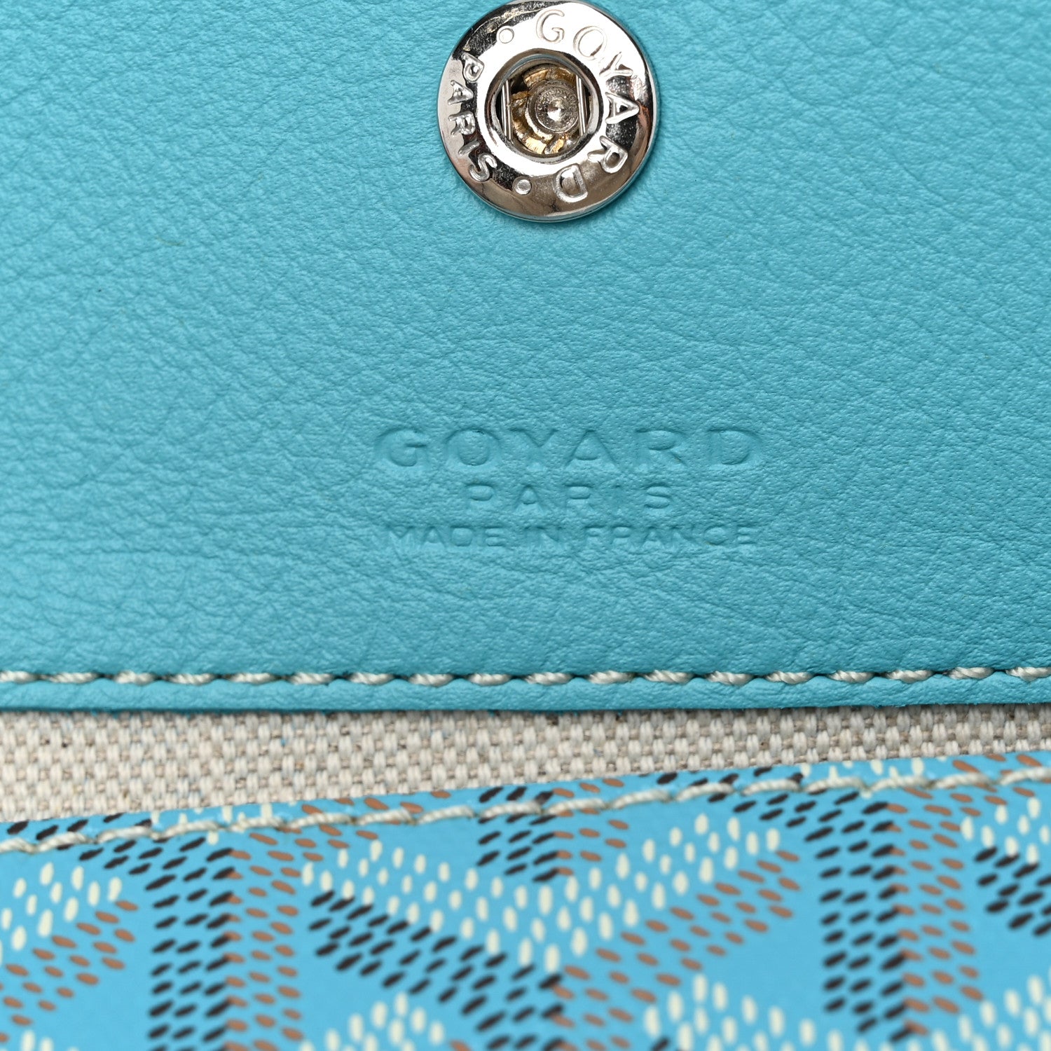 Goyard Goyardine Saint Louis GM Balise Beach Towel Set Turquoise 8 of 12