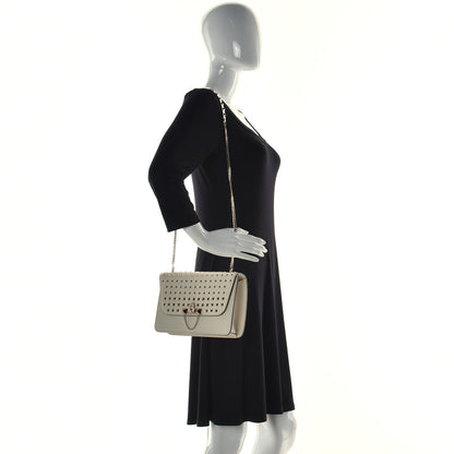 Valentino Garavani Vitello Small Rockstud All Over Demilune Shoulder Bag Light Ivory 3 of 11