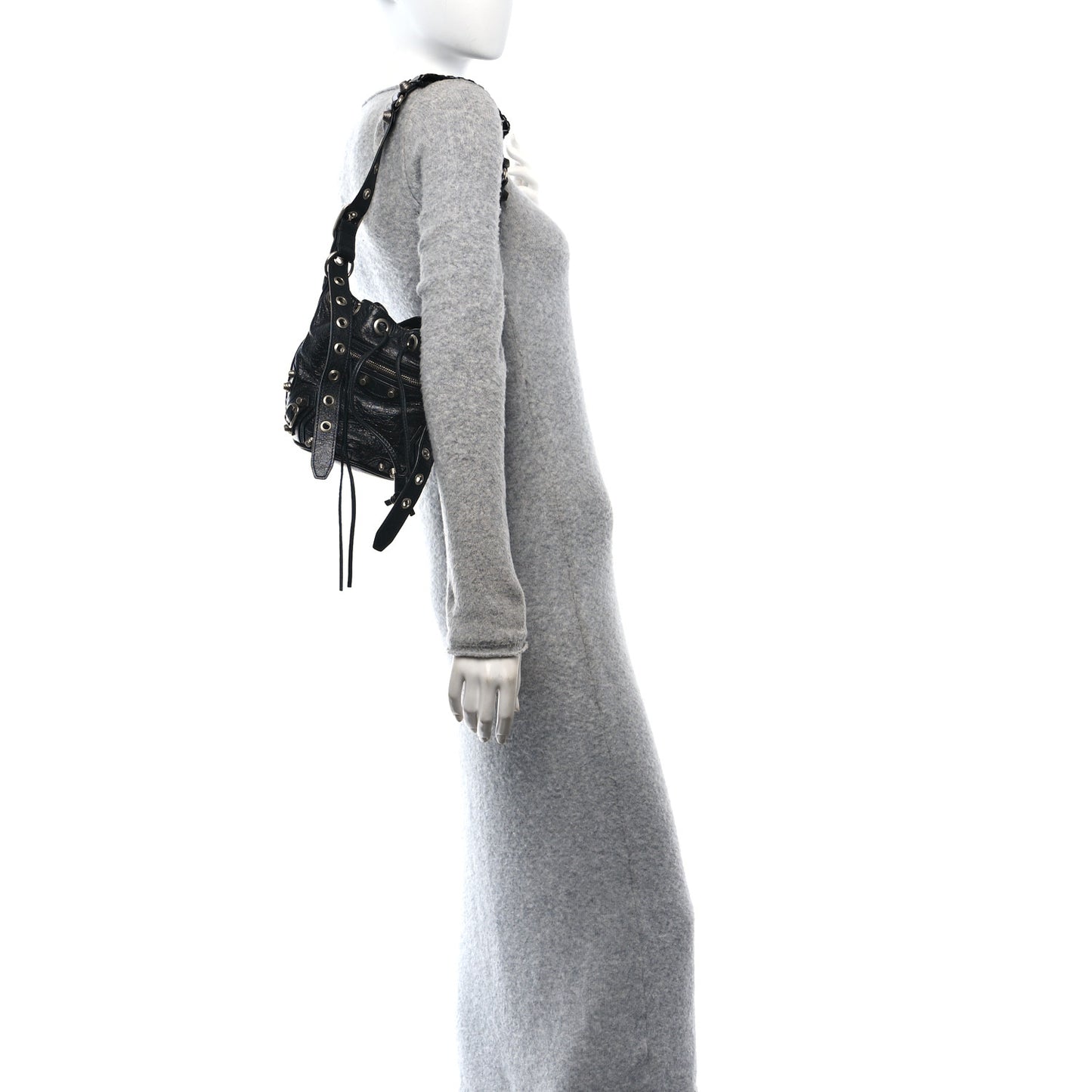 Agneau Arena Le Cagole Bucket Bag XS Black