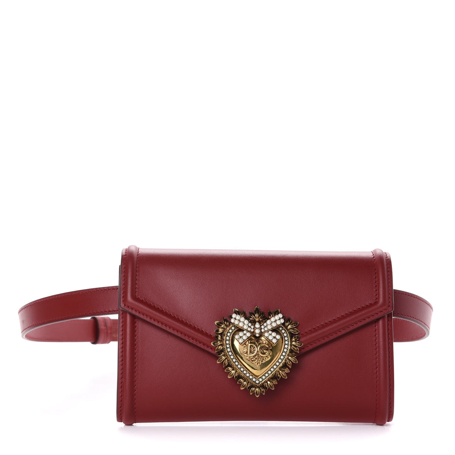 Agnello Vitello Devotion Belt Bag 85 34 Red