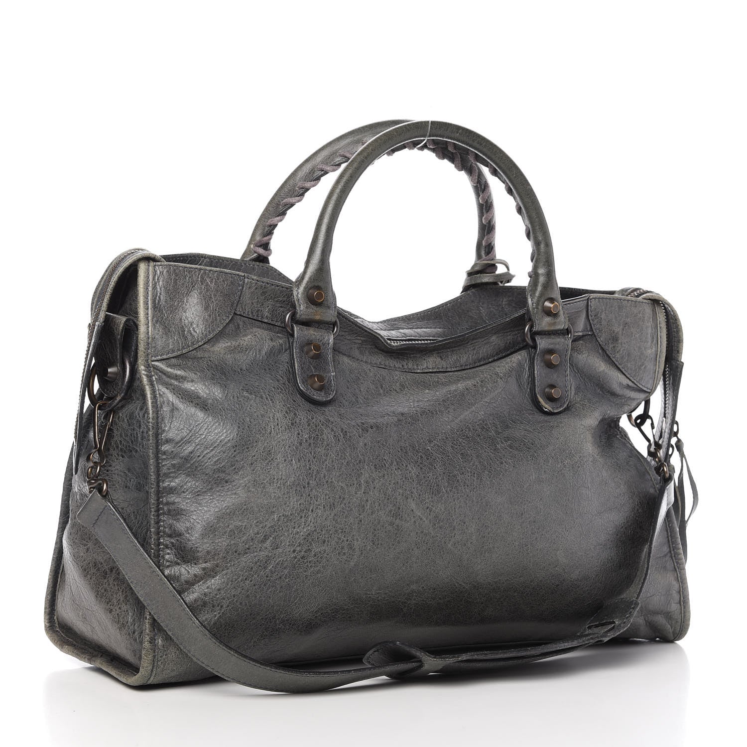 Balenciaga Agneau Classic Hardware City Anthracite 3 of 13