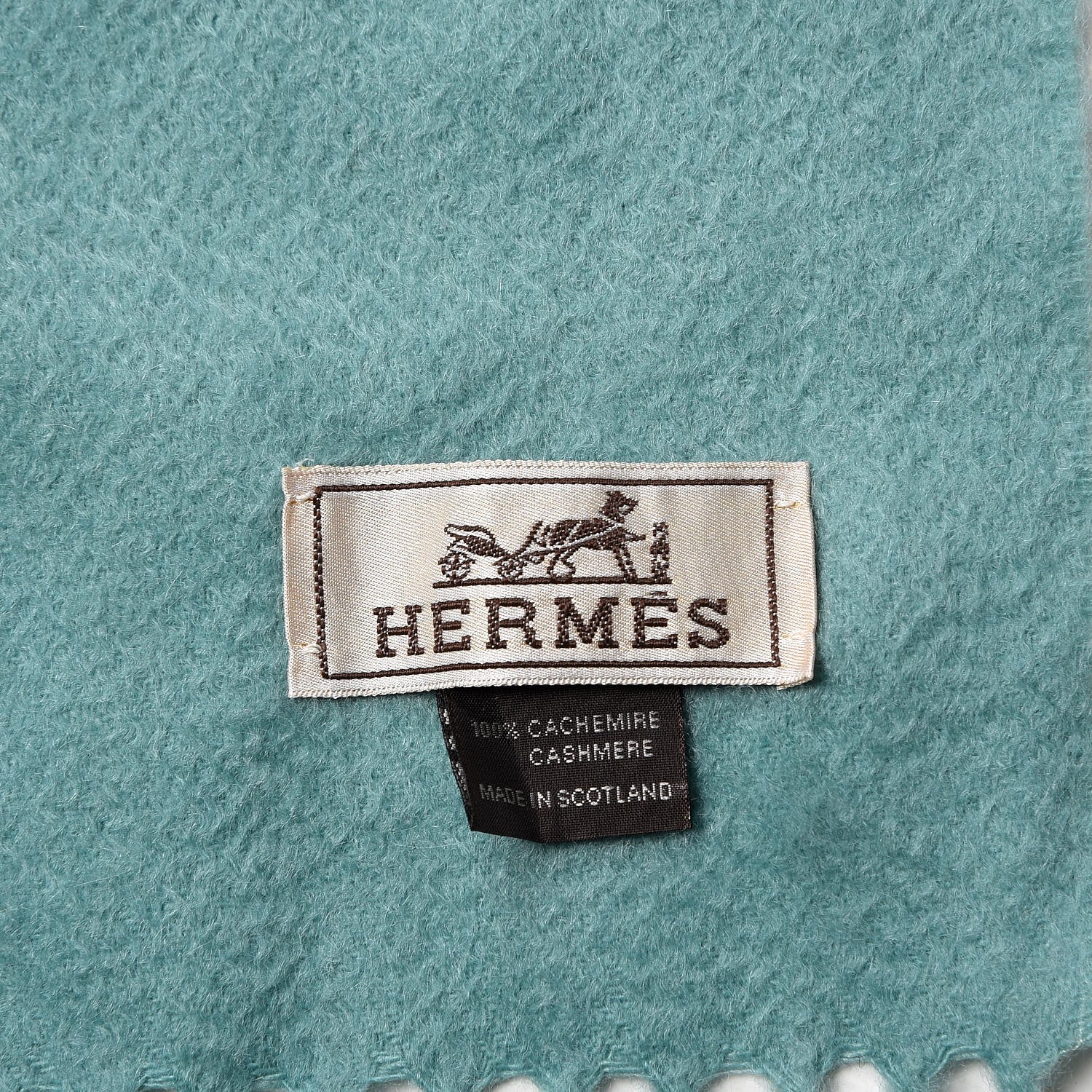 Hermes Cashmere Fringe Scarf 4 of 4