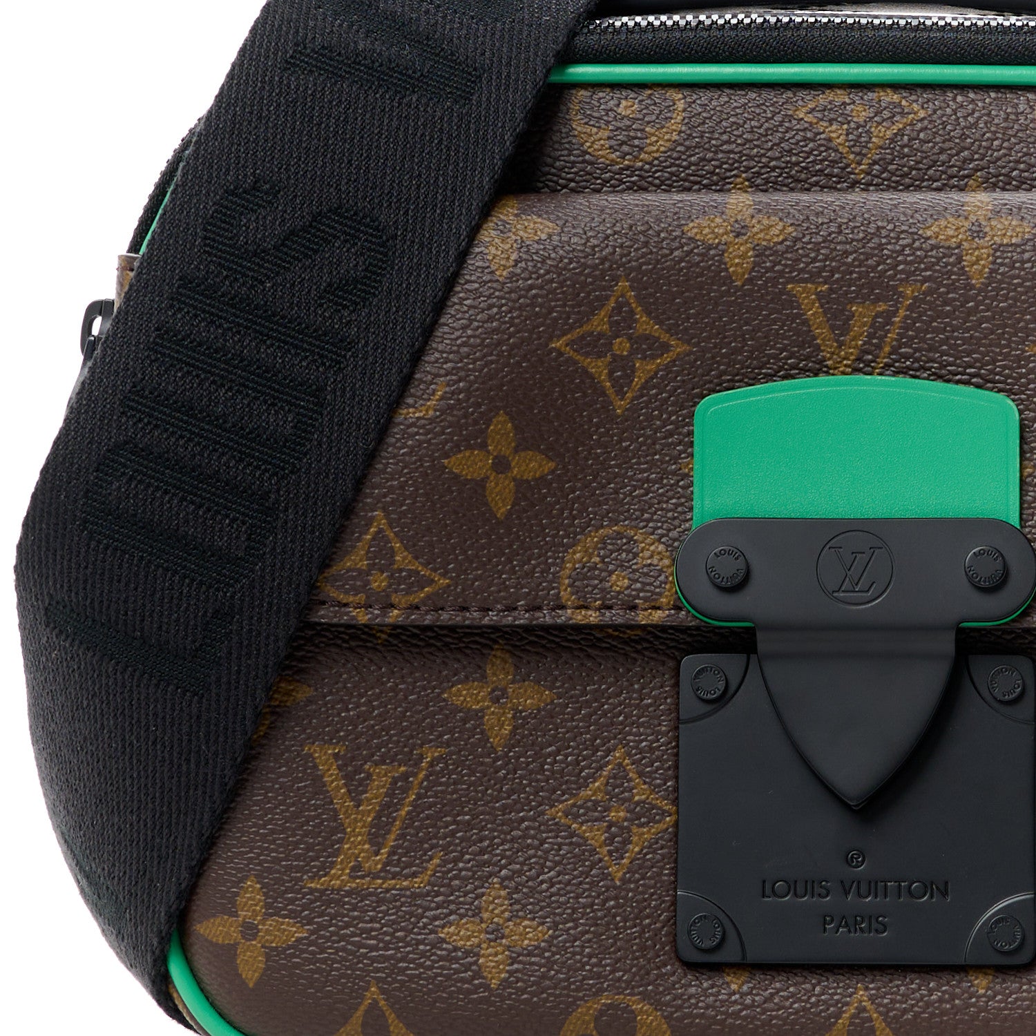 Louis Vuitton Monogram Macassar S Lock Messenger Minty Green 10 of 13