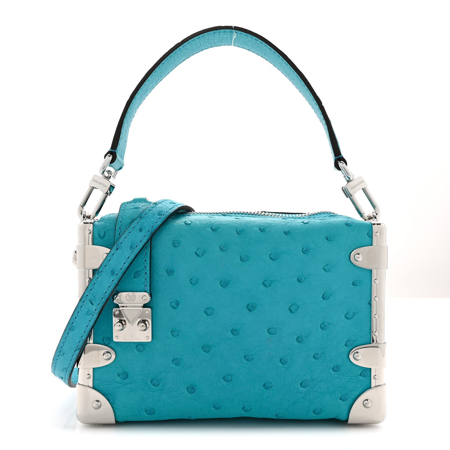 Ostrich Side Trunk PM Candy Blue