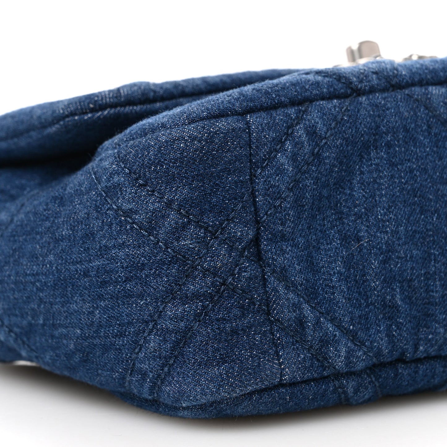 Denim Quilted Medium Chanel 19 Flap Blue