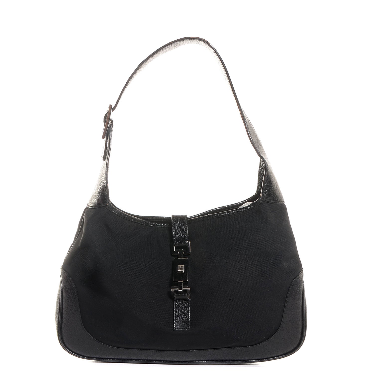 Gucci Canvas Small Jackie O Hobo Black 1 of 7