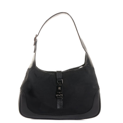 Gucci Canvas Small Jackie O Hobo Black 1 of 7