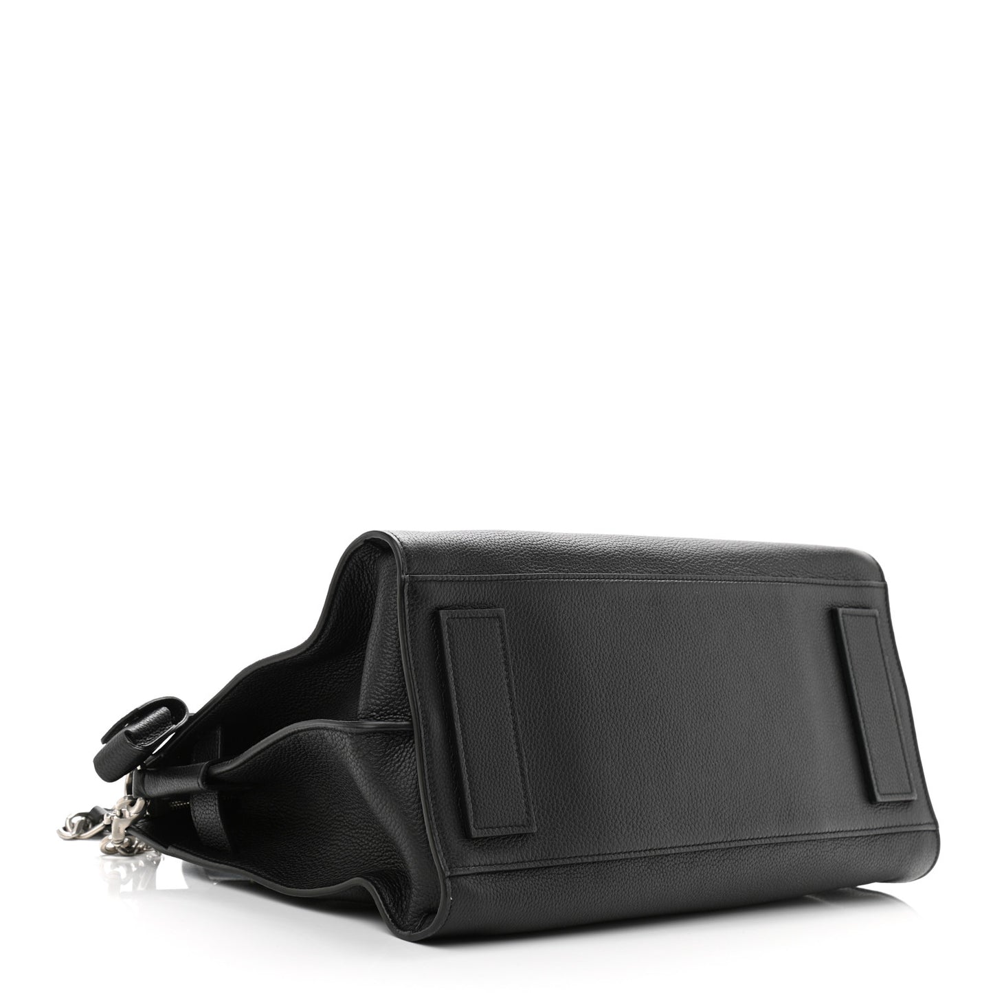 Grained Calfskin Sac De Jour Souple Duffle 36H Asphalt Black
