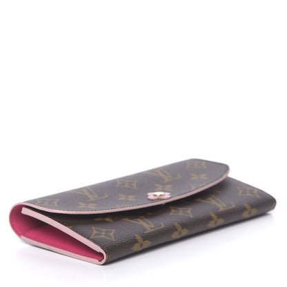 Louis Vuitton Monogram Bloom Flower Emilie Wallet 4 of 7