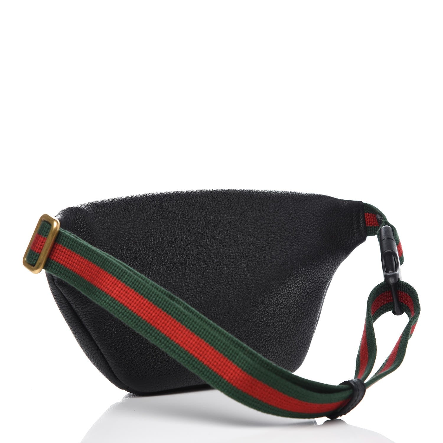 Gucci Grained Calfskin Small Logo Belt Bag Black 3 of 7