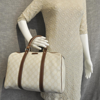 Gucci Monogram Medium Joy Boston Light Brown 2 of 8