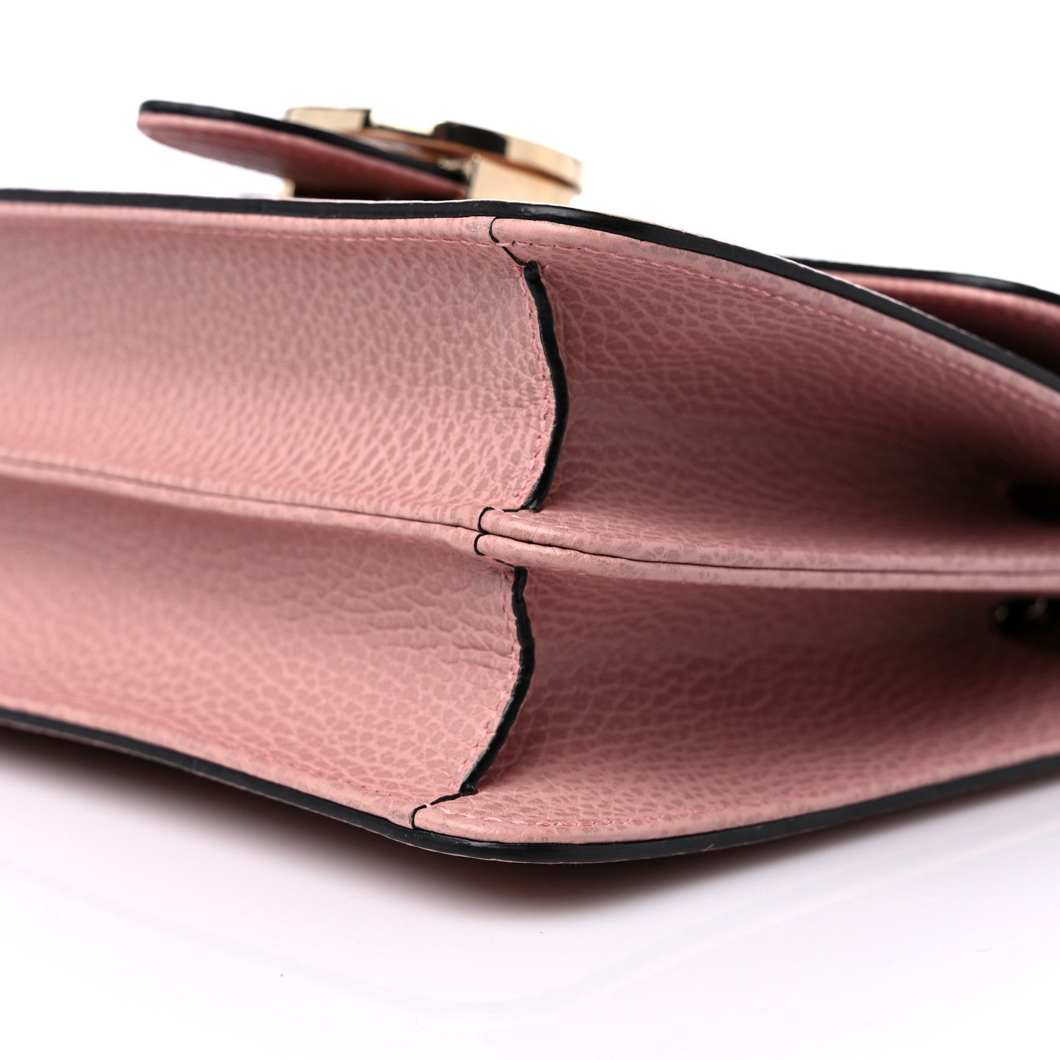 Gucci Dollar Calfskin Small Interlocking G Shoulder Bag Soft Pink 10 of 11
