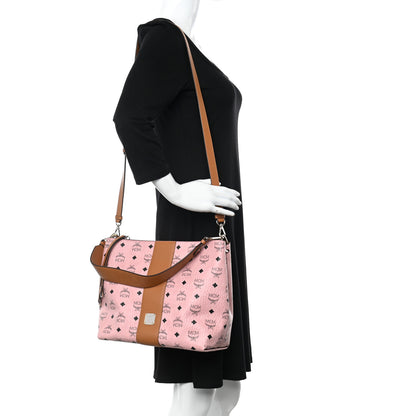 MCM Visetos Medium Klara Hobo Soft Pink 2 of 14